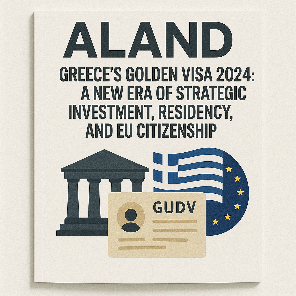 ALAND Magazine Cover – Greece’s Golden Visa 2025 and EU Citizenship